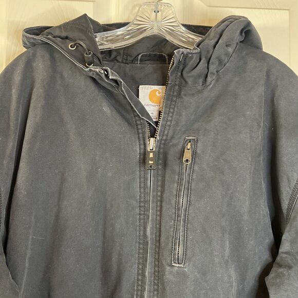 Carhartt J131-BLK Men's Jacket Black Size XL - Picture 7 of 14